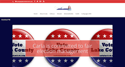 Desktop Screenshot of carlaforclerk.com